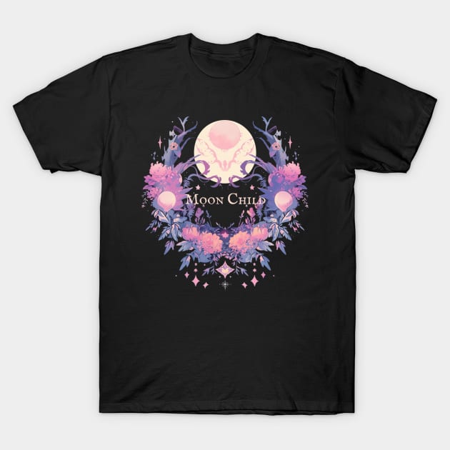 Moon Child T-Shirt by DarkSideRunners